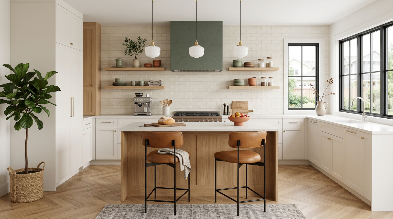 A Kitchen Counter That Works Before the Coffee Does