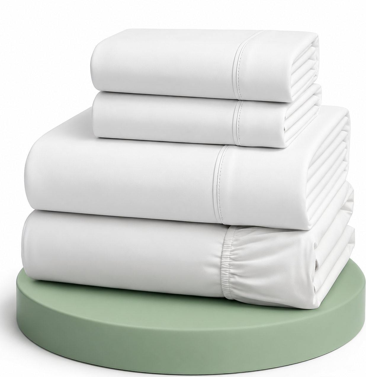 Edited illustration of Cotton Percale Sheet Set; view the linked Amazon listing for the actual product.