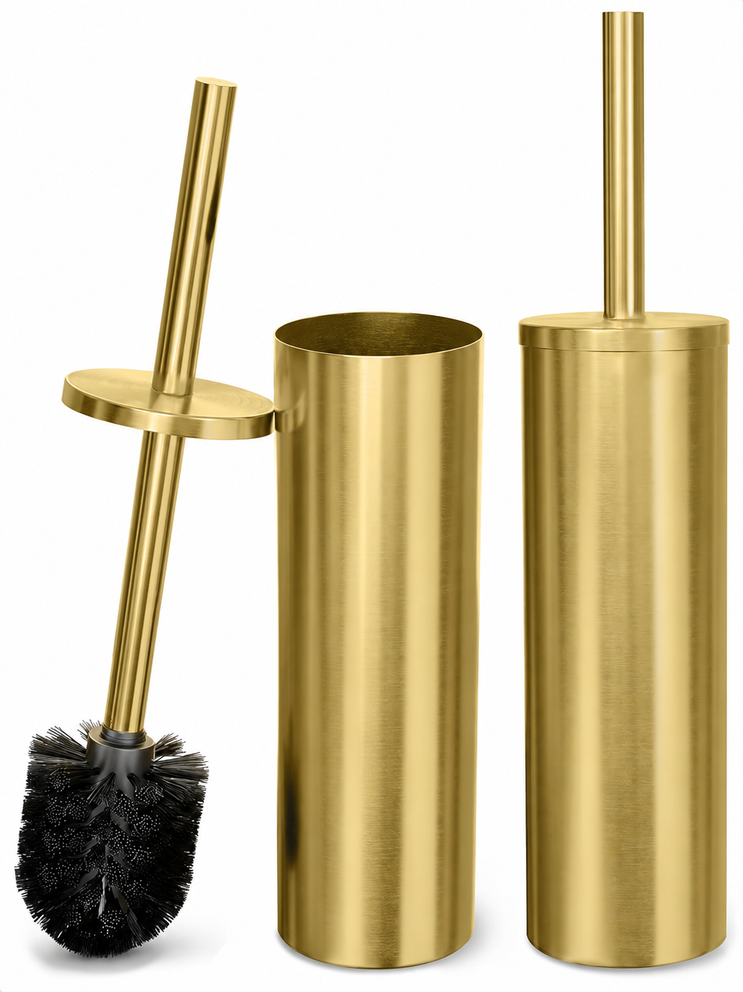 Edited illustration of Toilet Brushes with Enclosed Holders; view the linked Amazon listing for the actual product.